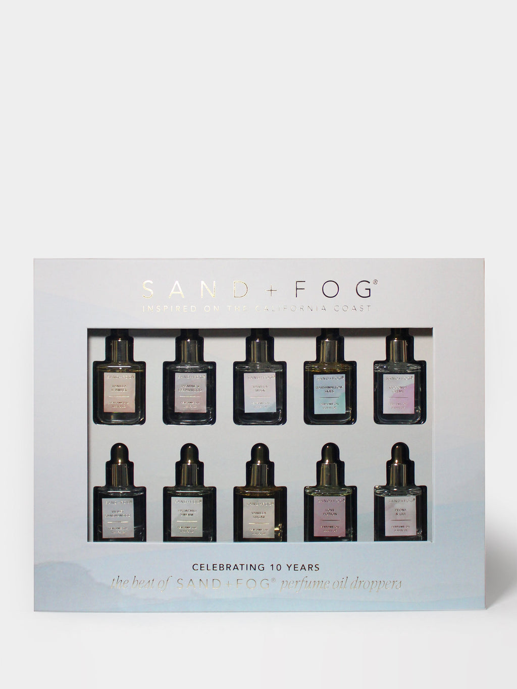Curated Ten Year Anniversary Perfume Oil Dropper Set