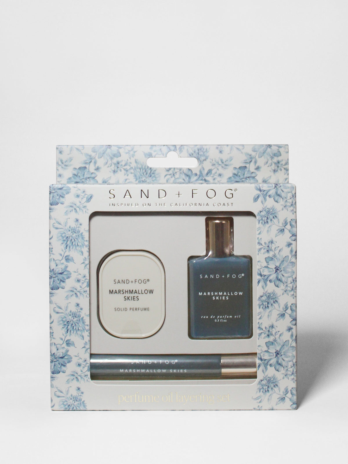 Curated Perfume Oil Rollerballs and Solid Perfume Set - Marshmallow Skies