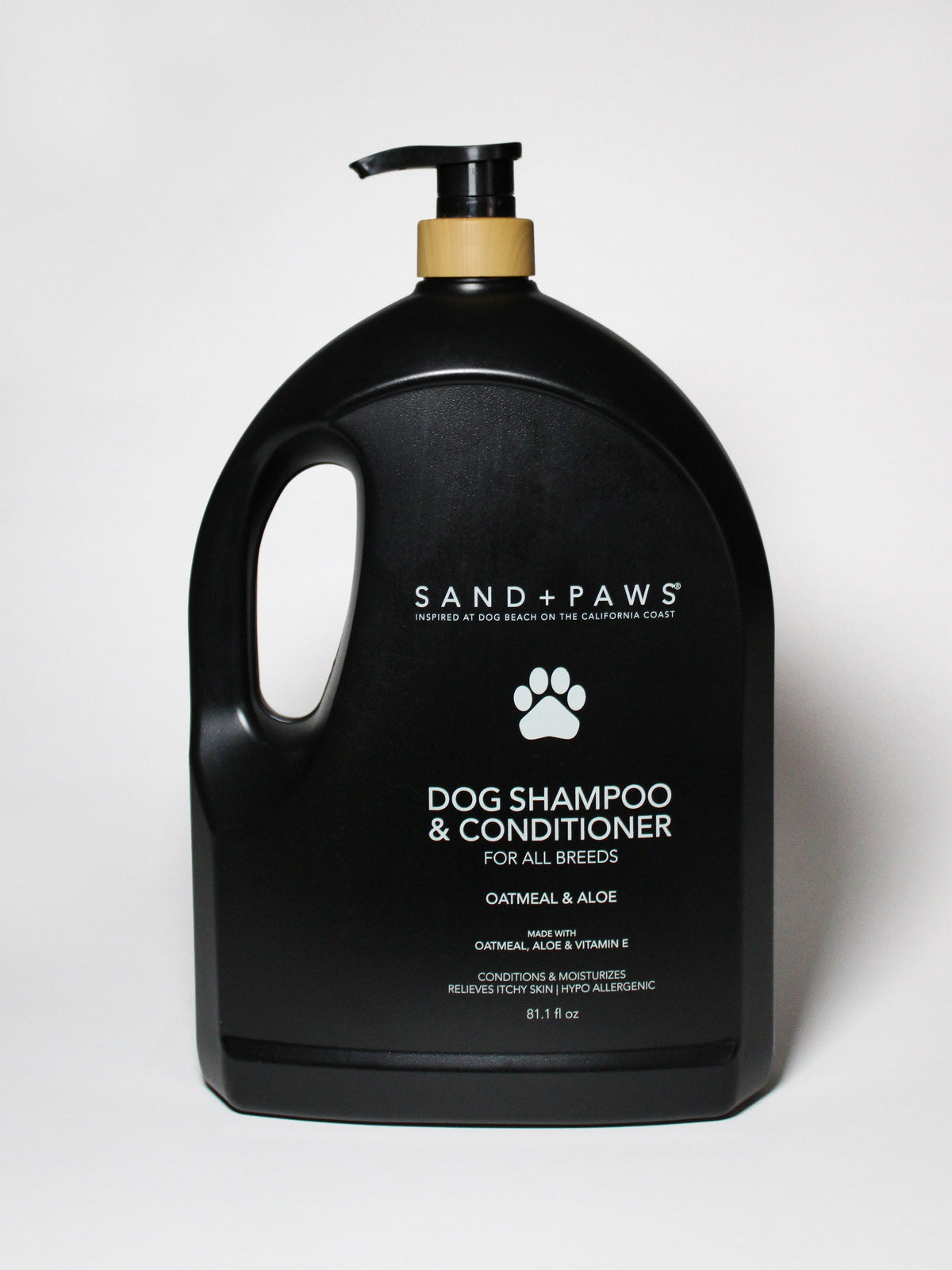 Practical Sand + Paws Pet Shampoo & Conditioner - Oatmeal & Aloe