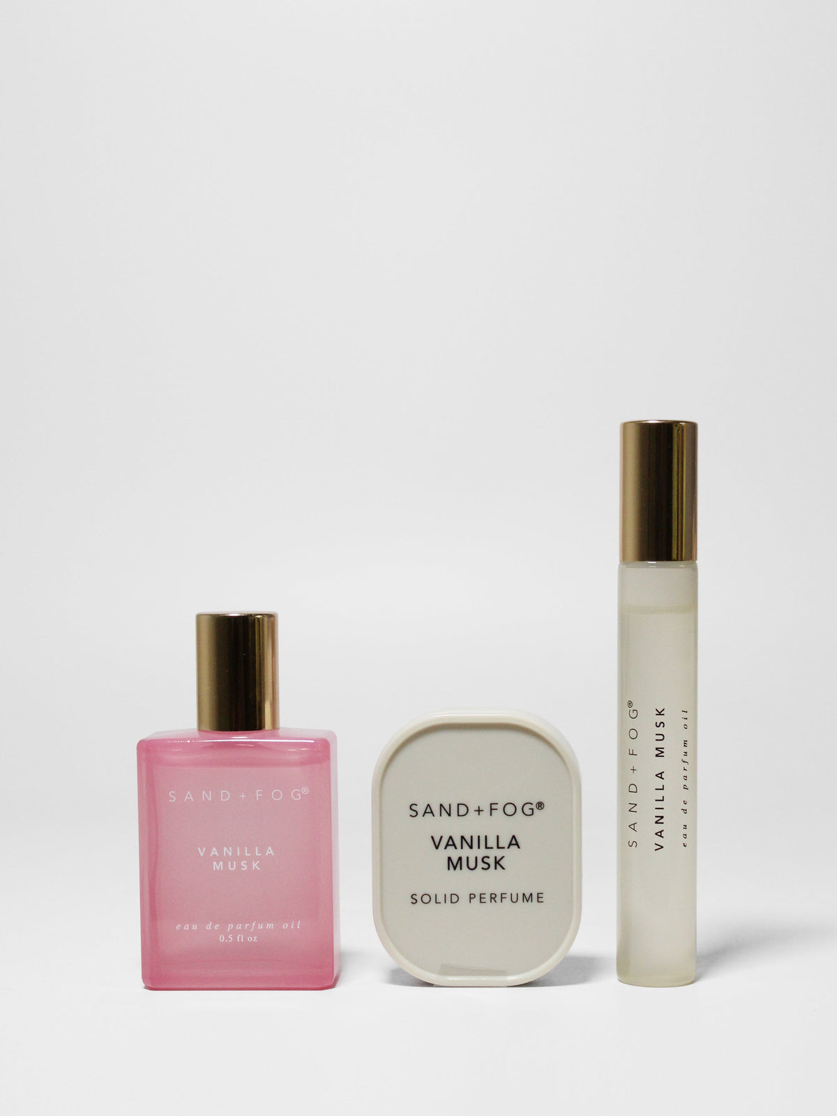 Curated Perfume Oil Rollerballs and Solid Perfume Set - Vanilla Musk