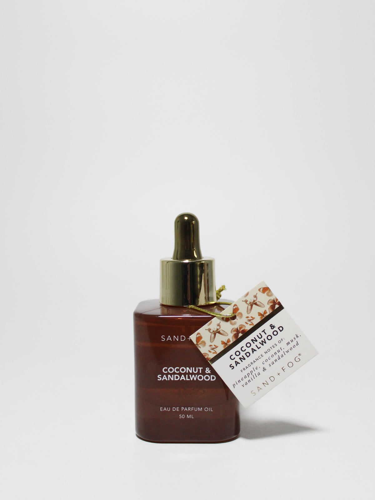 Luxurious Coconut & Sandalwood 50 ml Perfume Oil Dropper