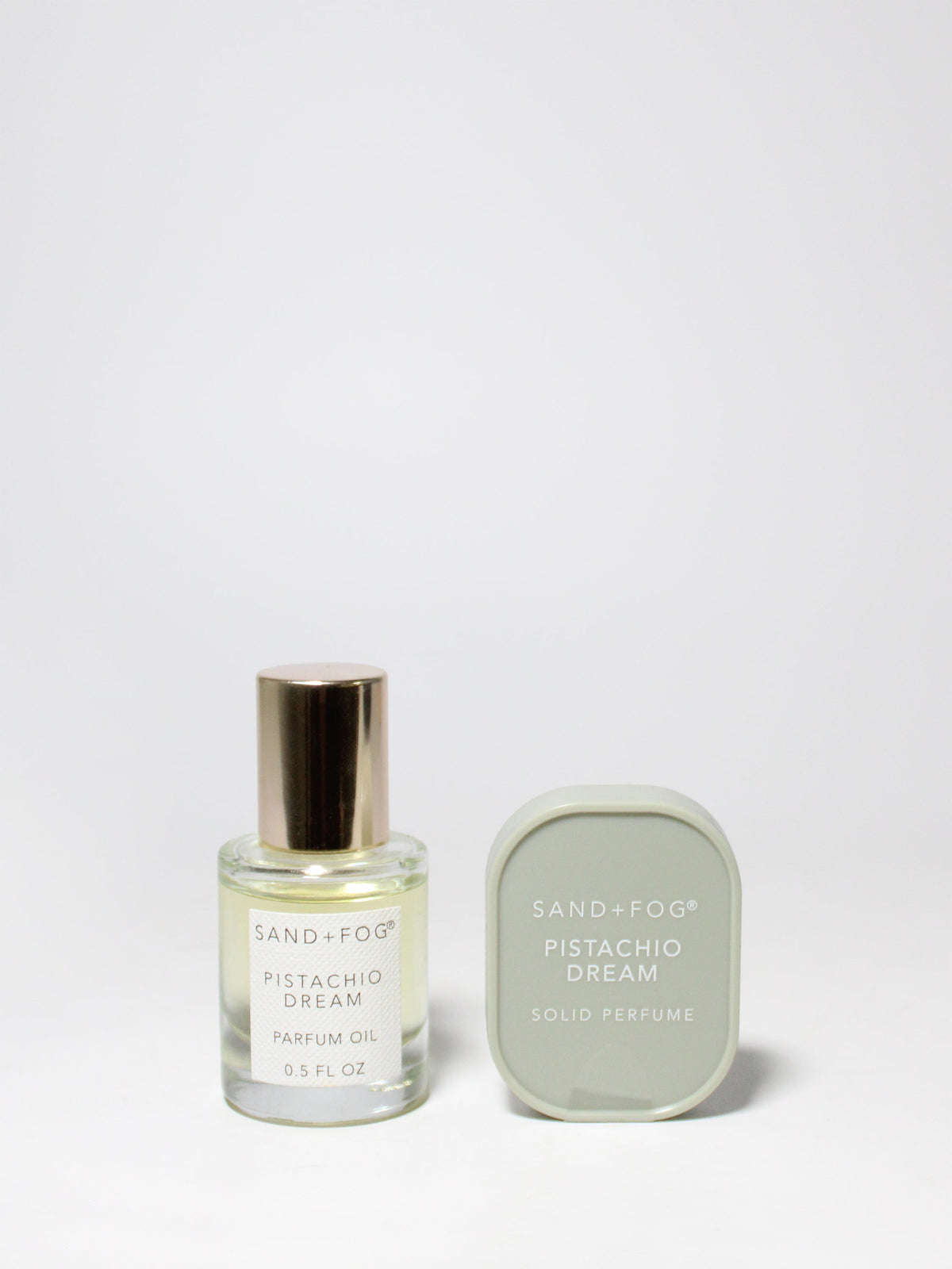 Curated Perfume Oil Rollerball and Solid Perfume Set - Pistachio Dream