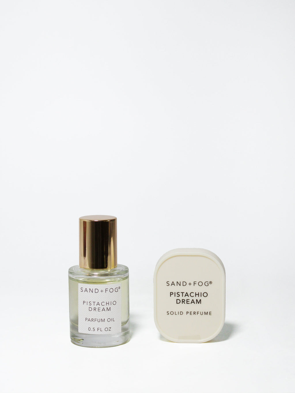 Curated Perfume Oil Rollerball and Solid Perfume Set - Pistachio Dream
