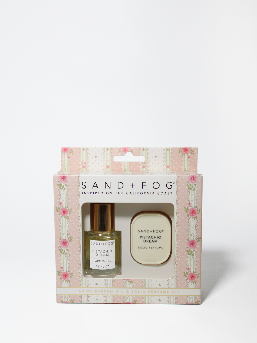 Curated Perfume Oil Rollerball and Solid Perfume Set - Pistachio Dream